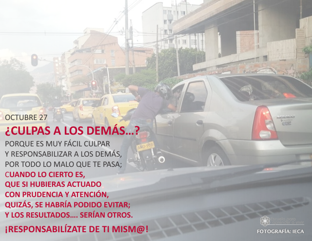 ¿Culpas a los demás...?